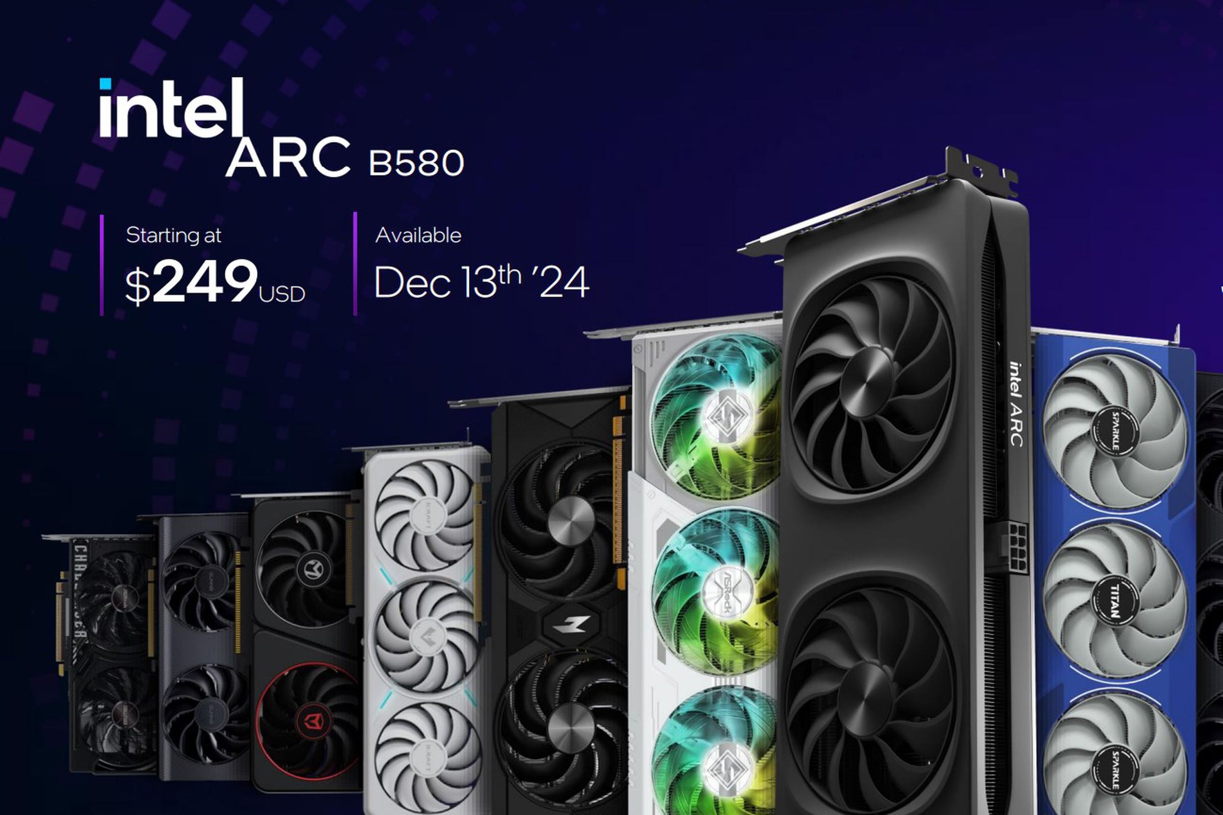 Intel announces $249 Arc B580 and $219 Arc B570 ‘Battlemage’ graphics cards