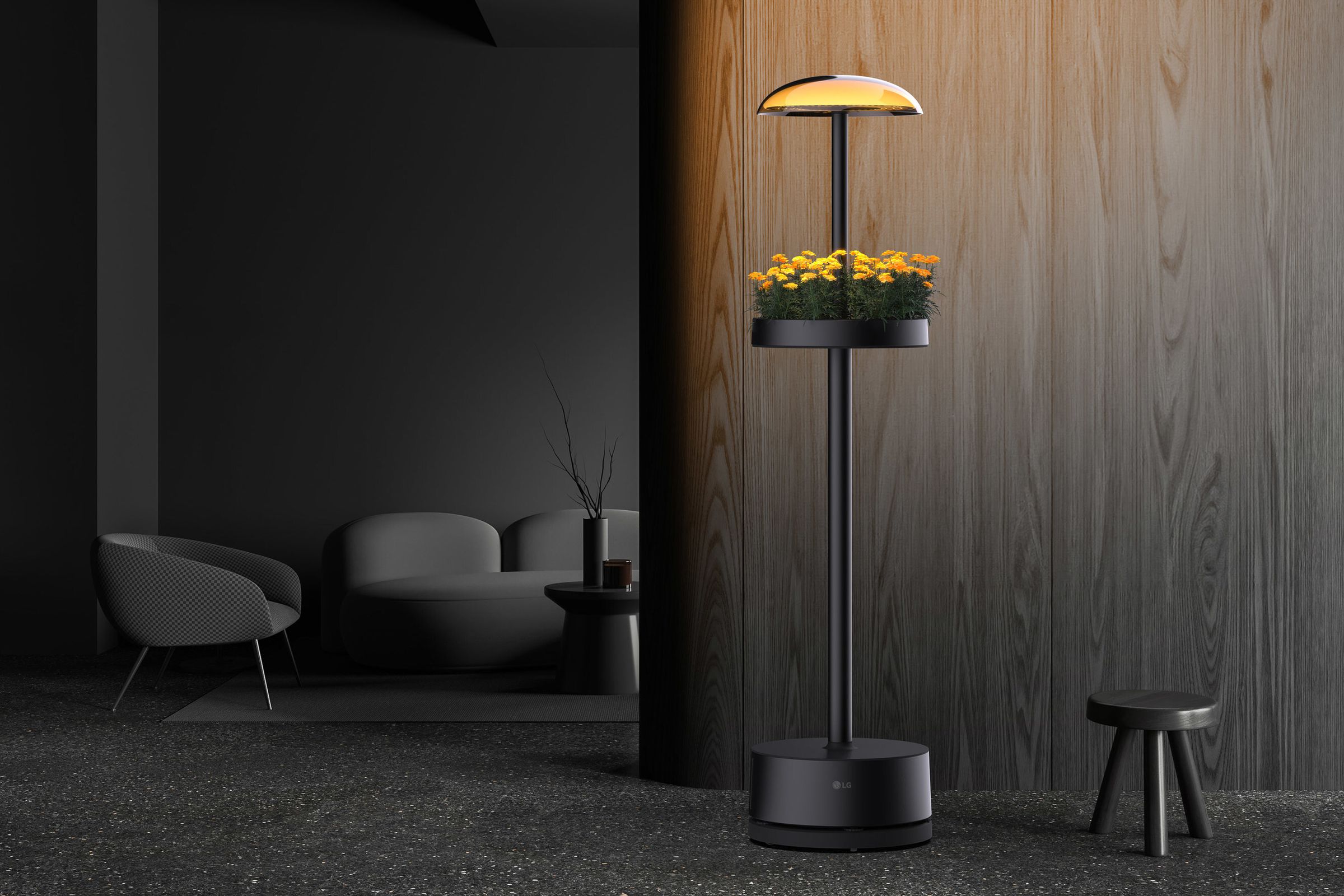 LG’s new lamp puts a mini garden inside your home