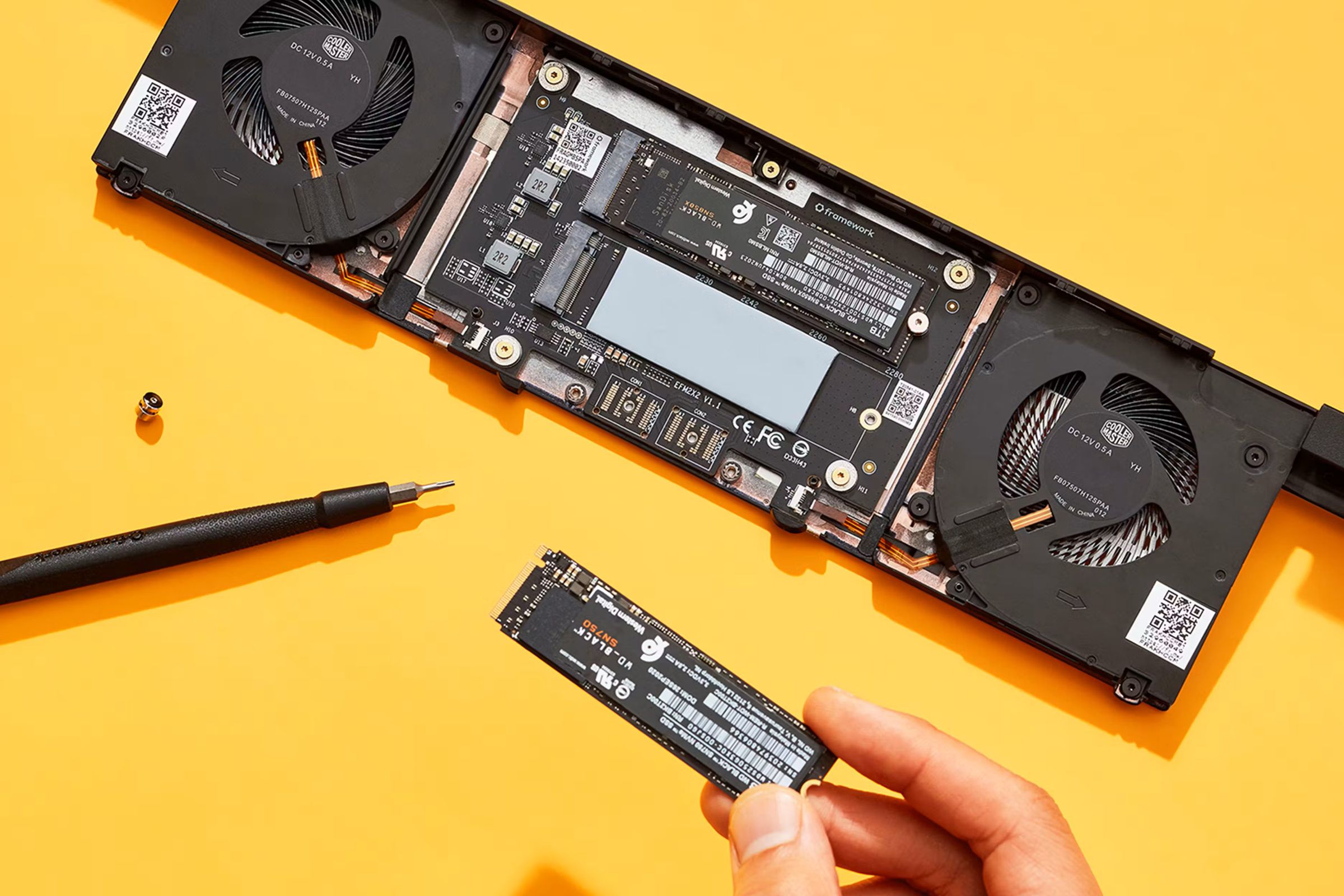 The Framework Laptop 16 just got a modular gadget that enables quadruple SSDs