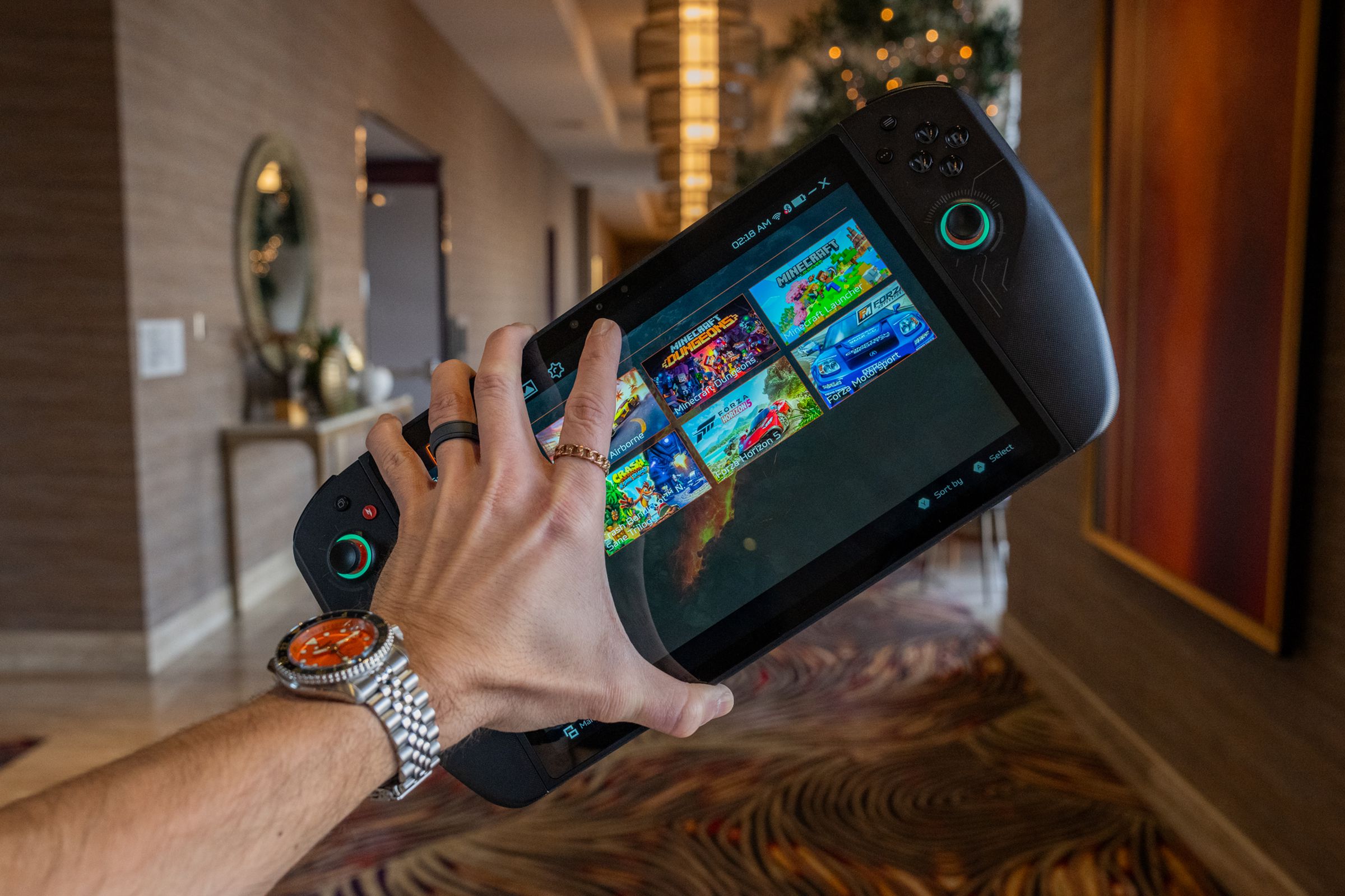 We tried to hold Acer’s giant new Nitro Blaze 11 handheld